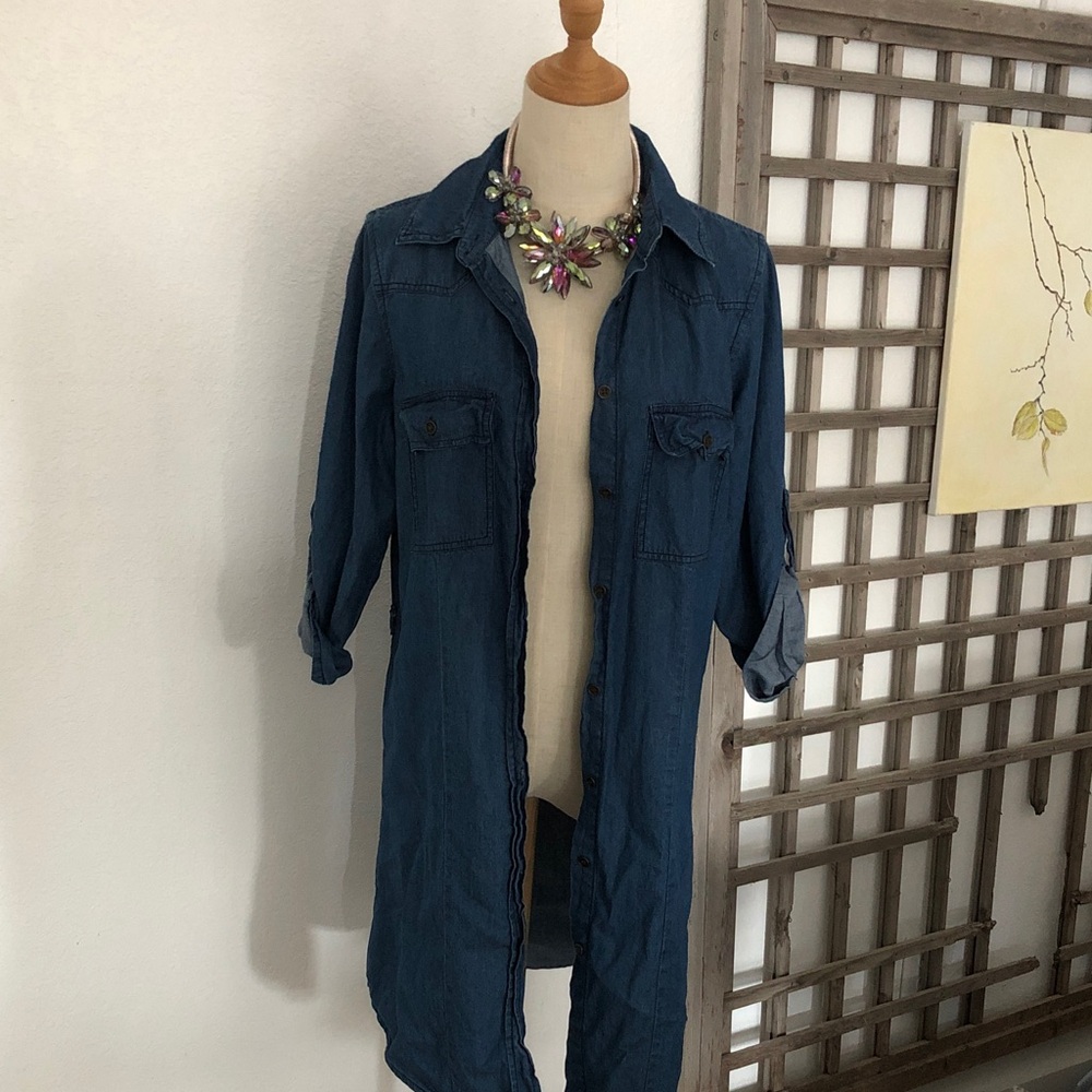 Speed Control Dark Blue Jean Jacket